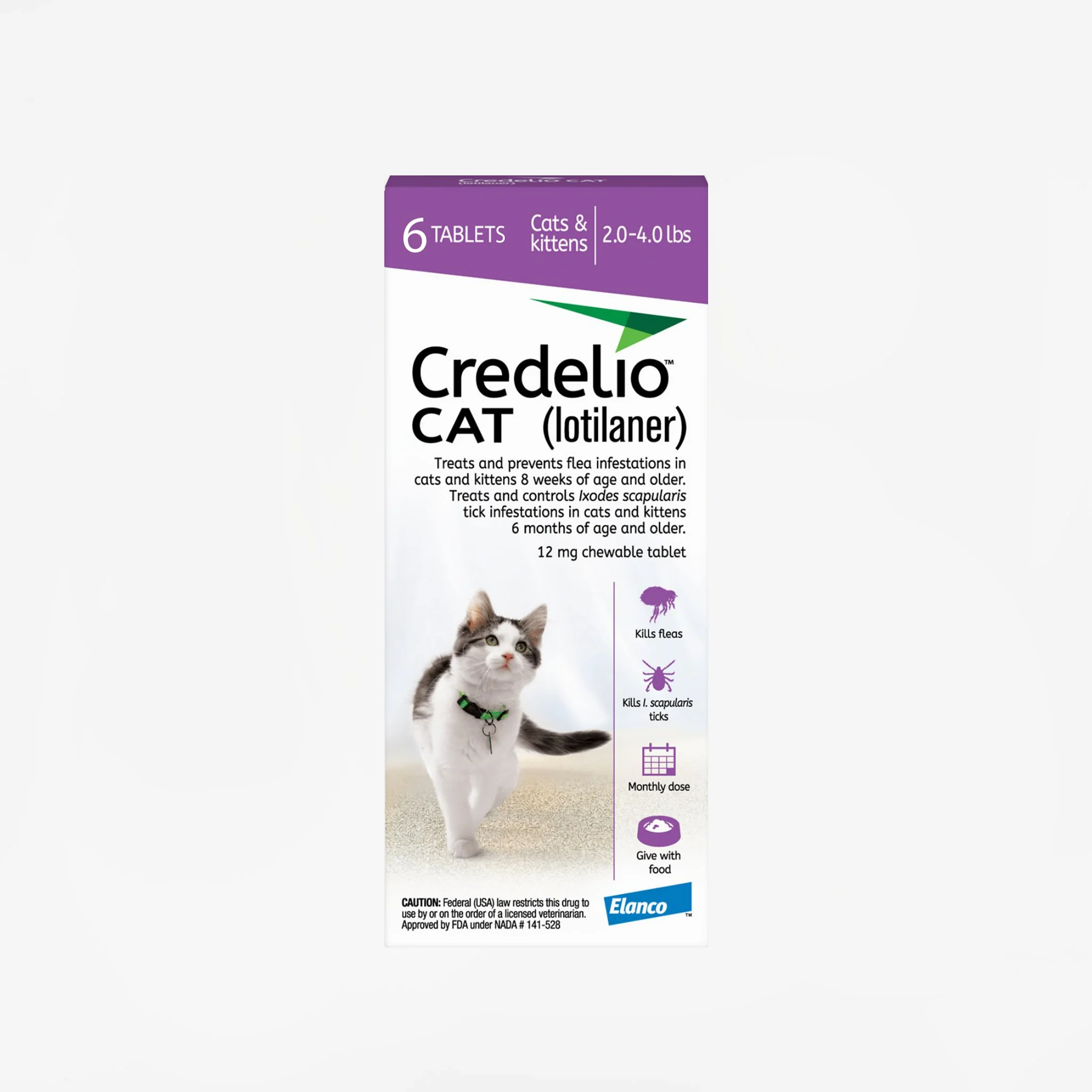 Credelio CAT - 6 months (Rx)