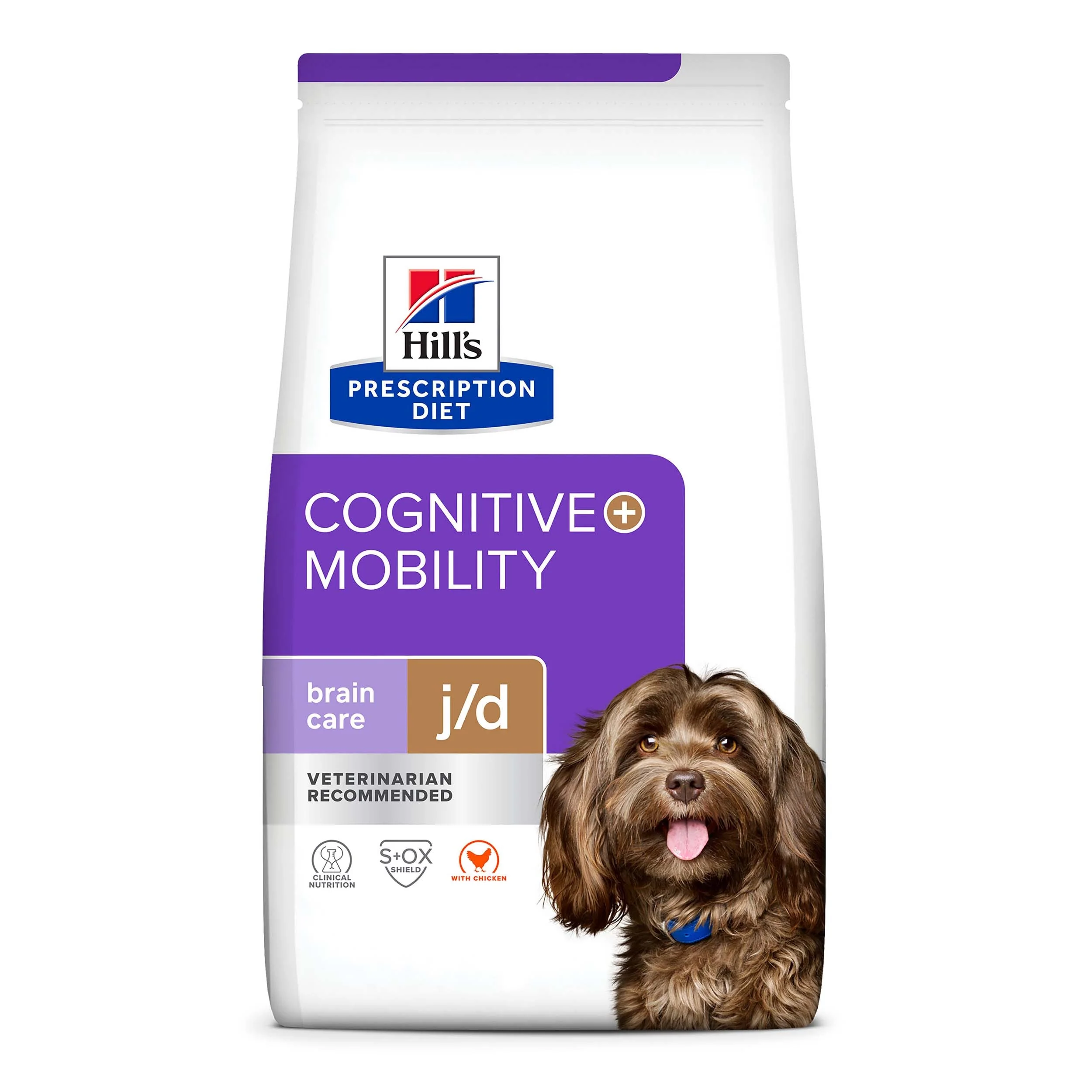 Hill's Prescription Diet Brain Care + j/d Joint Care Chicken Dry Dog Food